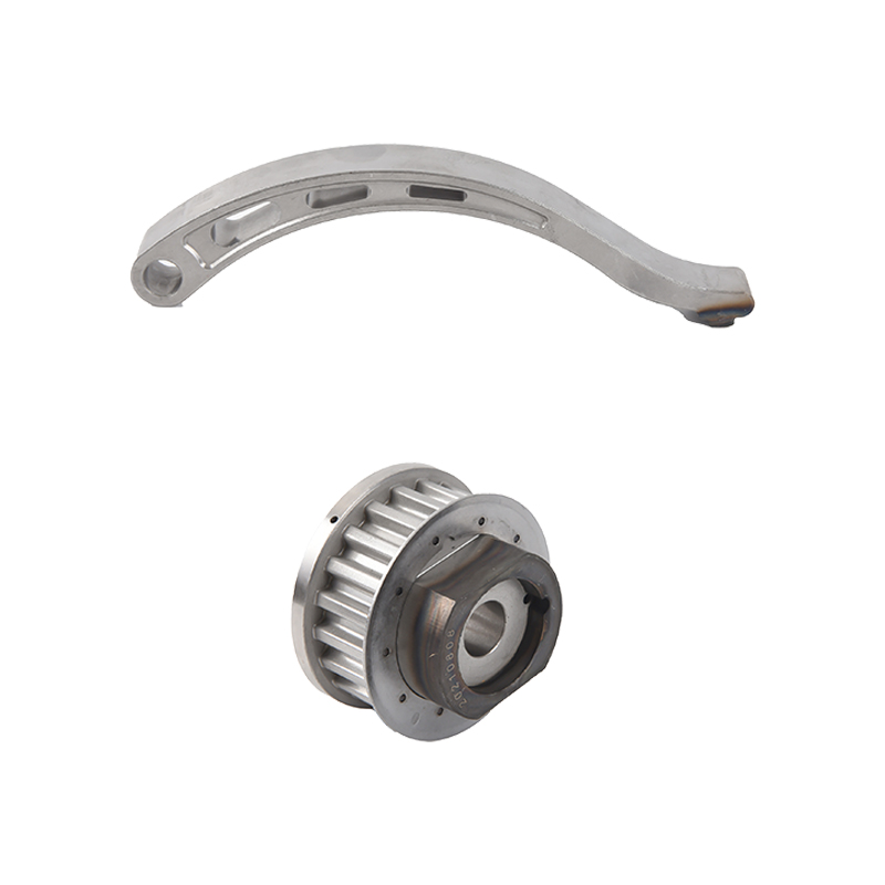 Auto parts timing pulley with hardening